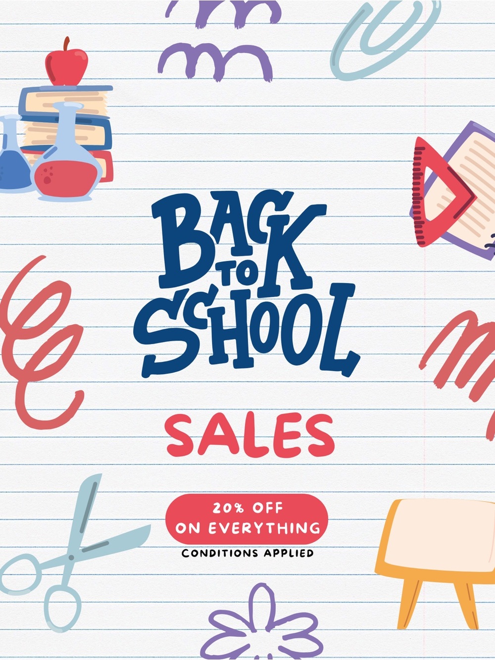 Back To School Sales -20% 🤩